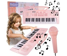 Malplay Vaikiškas pianinas su mikrofonu, 37 klavišai