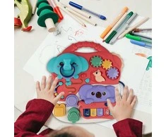 Malplay Žaislas kūdikiams MINI Lavinamasis interaktyvus staliukas su pianinu