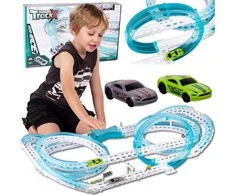Malplay Žaislinė didelė automobilių trasa + 2 automobiliai