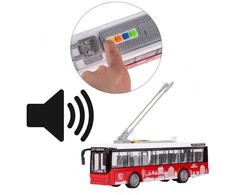Malplay Žaislinis autobusas su šviesa, garsu ir atsidarančiomis durimis