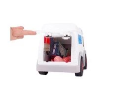 Malplay Žaislinis gydytojo rinkinys greitosios pagalbos automobilyje