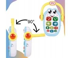 Malplay Žaislinis interaktyvus telefonas kūdikiams su rankena