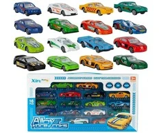 Malplay Žaislinis metalinių automobilių rinkinys, 16vnt.