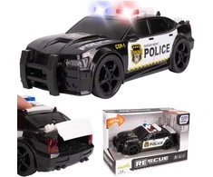 Malplay Žaislinis Policijos automobilis su šviesa, garsu ir atidaroma bagažine
