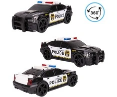 Malplay Žaislinis Policijos automobilis su šviesa, garsu ir atidaroma bagažine