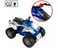 Malplay Žaislinis policijos rinkinys – keturratis + motorinė valtis 1:16