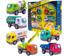 Malplay Žaislinis statybinių automobilių rinkinys