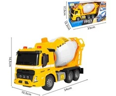 Malplay Žaislinis sunkvežimis Betono maišyklė su šviesa ir garsu, modelis 1:16