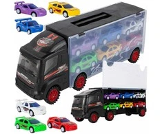 Malplay Žaislinis sunkvežimis su 6 automobiliais
