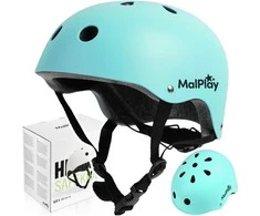 Malplay Vaikiškas dviratininko šalmas, reguliuojamas, 48–54 cm, turkio