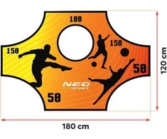„Neo-Sport“ futbolo vartų taiklumo kilimėlis 180 x 120 cm