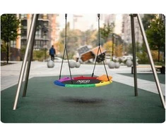 Neo-Sport Swingo XXL Vaikiškos sūpynės, įvairiaspalvės, 110 cm