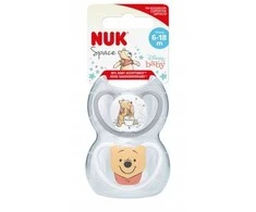 NUK silikoniniai čiulptukai, 6-18 mėn., 2vnt.