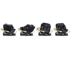 Nukido Aero Line autokėdutė juoda 0-36kg ISOFIX