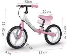 Ricokids „Fun Adventure“ vaikiškas balansinis dviratis