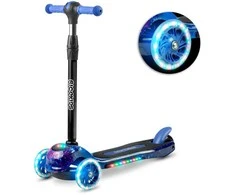 Ricokids Piko triratis paspirtukas, juodos - mėlynos spalvos