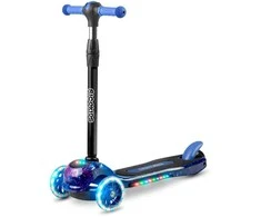 Ricokids Piko triratis paspirtukas, juodos - mėlynos spalvos