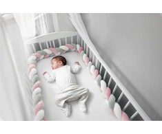 Ricokids pinta lovytės apsauga 3m - rožinė ir pilka