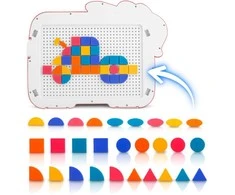 Ricokids RK-823 magnetinė dėlionė vaikams, tangramas