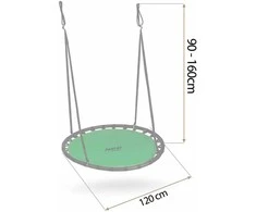Neo-Sport SPORT Vaikiškos swingo sūpynės, Gandro lizdas, 120 cm