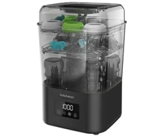 Baby Brezza itin greitas 10 MIN. sterilizatorius-džiovintuvas SUPERQUICK, balck