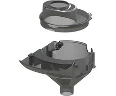 Baby Brezza mišinuko ruošimo aparato Formula Pro Advanced Mini piltuvėlis su dangteliu