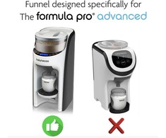 Baby Brezza mišinuko ruošimo aparato Formula Pro Advanced piltuvėlis su dangteliu