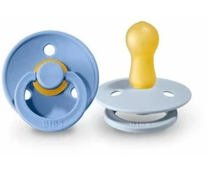 BIBS čiulptukų rinkinys 1 dydis (0 - 6 mėn.) Sky Mėlyna / Baby Mėlyna