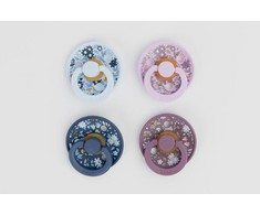 BIBS čiulptukų rinkinys 1 dydis (0 - 6 mėn.) Liberty Chamomile Lawn Violet Sky Mix