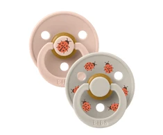 BIBS čiulptukų rinkinys 2 dydis (6 - 18 mėn.) Ladybug Blush Mix