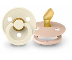 BIBS čiulptukų rinkinys 2 dydis (6 - 18 mėn.) Anatomical Ivory / Blush
