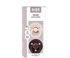 BIBS čiulptukų rinkinys 2 dydis (6 - 18 mėn.) Petal / Plum