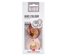 BIBS čiulptukų rinkinys 2 dydis (6 - 18 mėn.) Woodchuck / Blush