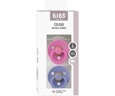 BIBS čiulptukų rinkinys 2 dydis (6 - 18 mėn.) Bubblegum / Peri