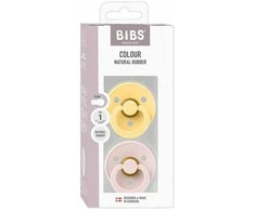 BIBS čiulptukų rinkinys 2 dydis (6 - 18 mėn.) Pale Butter/Petal