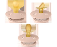 BIBS čiulptukų rinkinys Colour Try-it 3 vnt. Blush