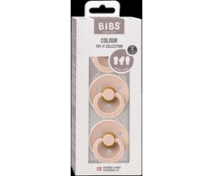 BIBS čiulptukų rinkinys Colour Try-it 3 vnt. Blush