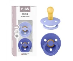 BIBS Colour Round čiulptukų rinkinys 2 dydis (6 - 18 mėn.) Hush / Grape
