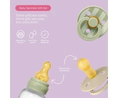 BIBS dovanų rinkinys kūdikiui Baby Sprinkle Gift Set Sage