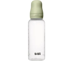 BIBS plastikinis buteliukas nuo dieglių 270 ml (Sage) pilnas komplektas