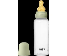 BIBS plastikinis buteliukas nuo dieglių 270 ml (Sage) pilnas komplektas