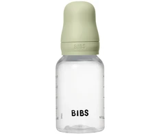 BIBS plastikinis buteliukas nuo dieglių 150 ml (Sage) pilnas komplektas