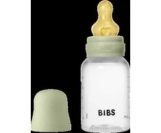 BIBS plastikinis buteliukas nuo dieglių 150 ml (Sage) pilnas komplektas