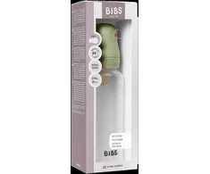 BIBS plastikinis buteliukas nuo dieglių 270 ml (Sage) pilnas komplektas