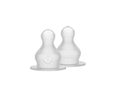BIBS silikoniniai buteliuko žindukai, 2 vnt., Medium flow