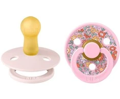 BIBS x Liberty Colour Round čiulptukų rinkinys 1 dydis (0 - 6 mėn.) Oscar Meadow Petal Mix