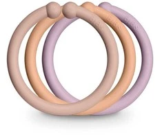 BIBS žižai (Loops Blush / Peach / Dusky Lilac )