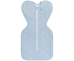 Blue Love To Dream™ Swaddle Up™ bambukinės viskozės miegmaišis Boats Mist Mėlyna TOG 1.0, 1 etapas, S dydis