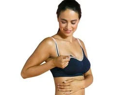 Carriwell besiūlė liemenėlė maitinančioms / Original Nursing Bra Mėlyna-Rožinė