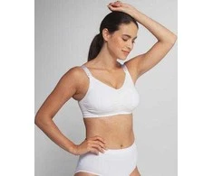 Carriwell besiūlė liemenėlė maitinančioms su įdėklais (balta) / Padded Nursing